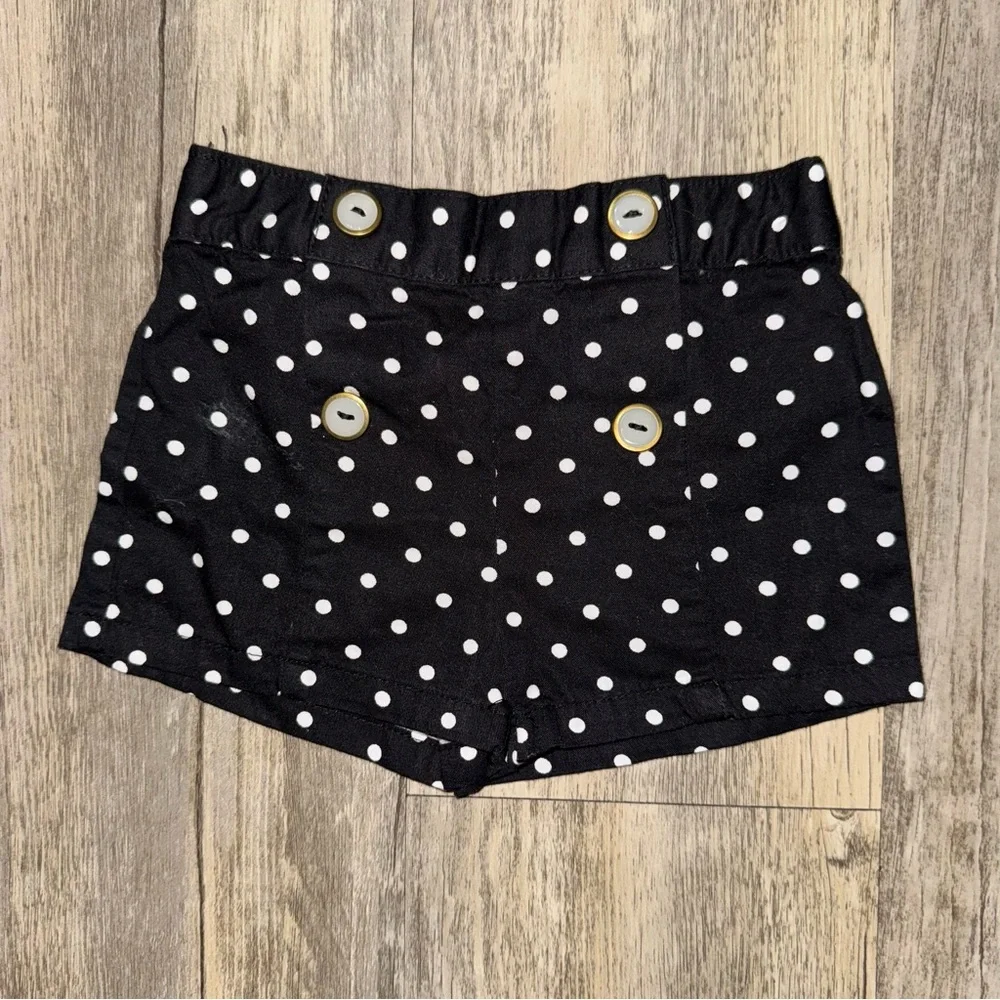 🎀3/$23🎀 Chic Black Polka Dot Kids Shorts